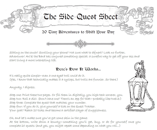 The Side-Quest Sheet