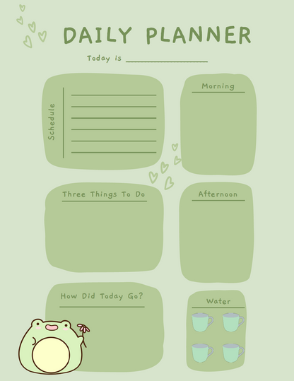 daily planner template