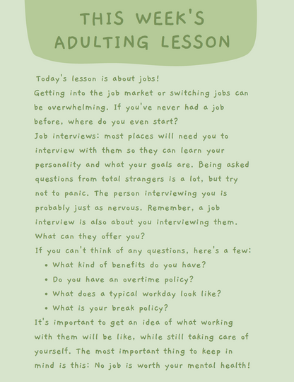 Mental health journal