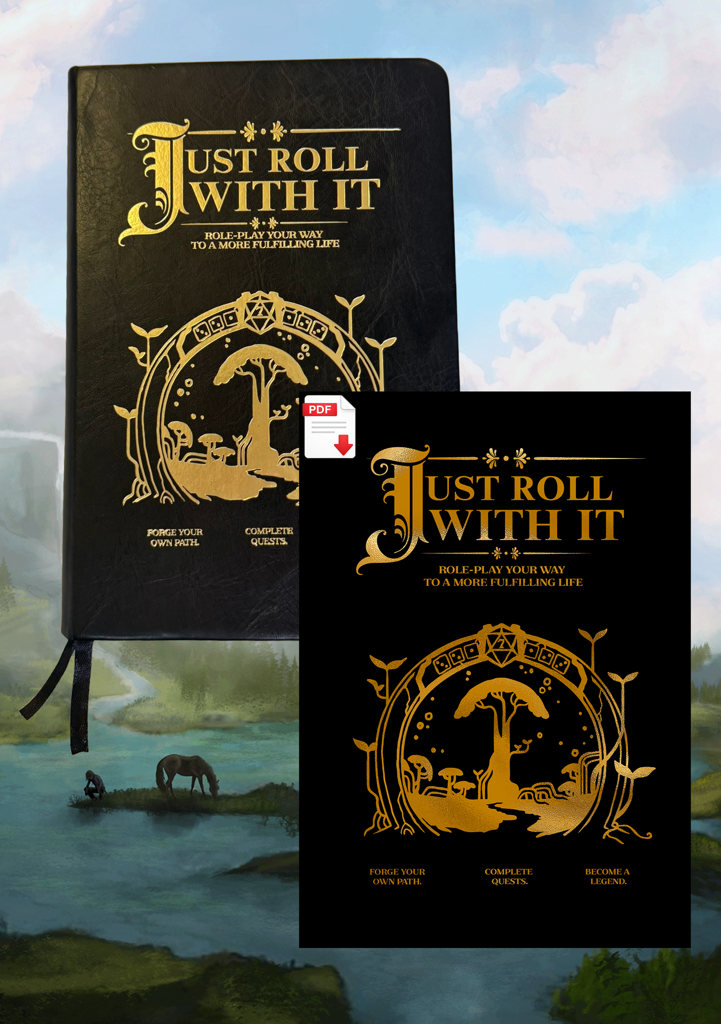 Just Roll With It: Hardback + PDF Bundle
